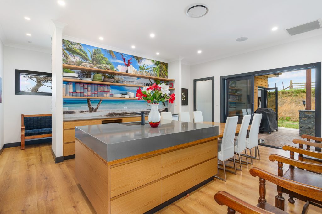 Kitchen, architectural home